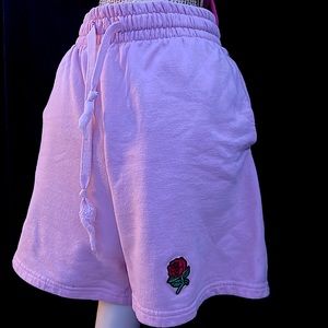Unisex relaxed shorts! Barbie pink.